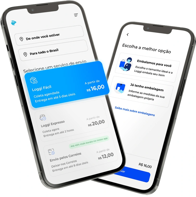 amplia locais de entregas rápidas no Brasil e frete no